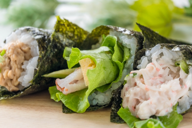 手巻き寿司の変わり種具材｜野菜・ヘルシー系のアイデア